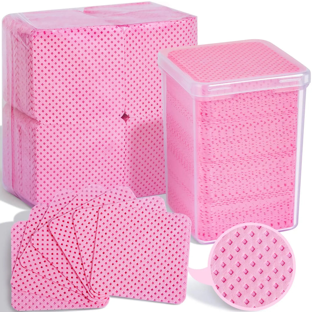 200-Pack Lint-Free Nail Wipes & Eyelash Glue Pads Lint-Free Nail Wipes QXL