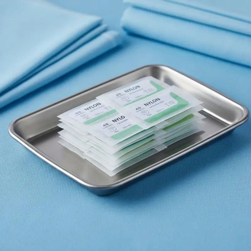12-Pc Nylon Suture Practice Kit | Sizes 2.0, 3.0 & 4.0 Suture Training Kit QXL