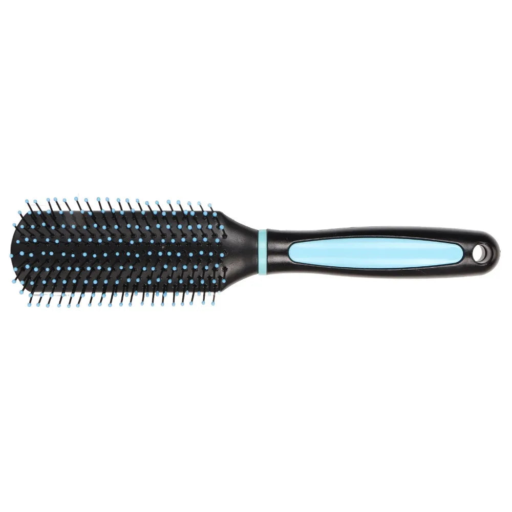 3-Pack 9-Row Volumising Hair Brush | Anti-Static Wet & Dry Volumising Hair Brush QXL