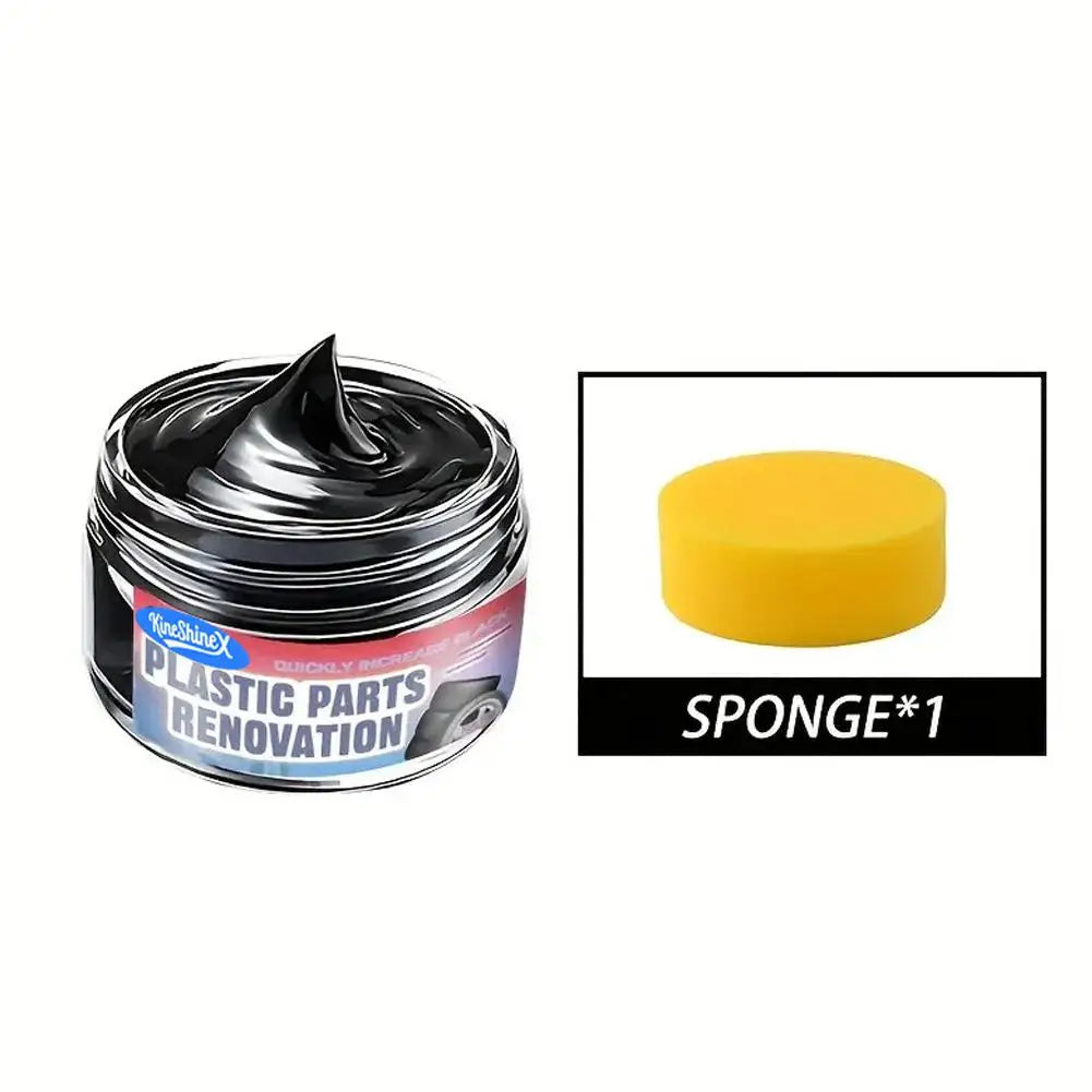 Car Interior Scratch Repair Paste | Plastic & Tire Restore Wax Car Refurbishing Paste QXL