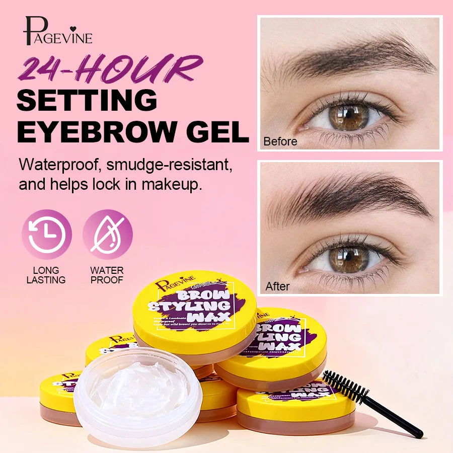 Waterproof Brow Styling Wax Soap | Laminated Wild Brows 12g Eyebrow Styling Wax QXL