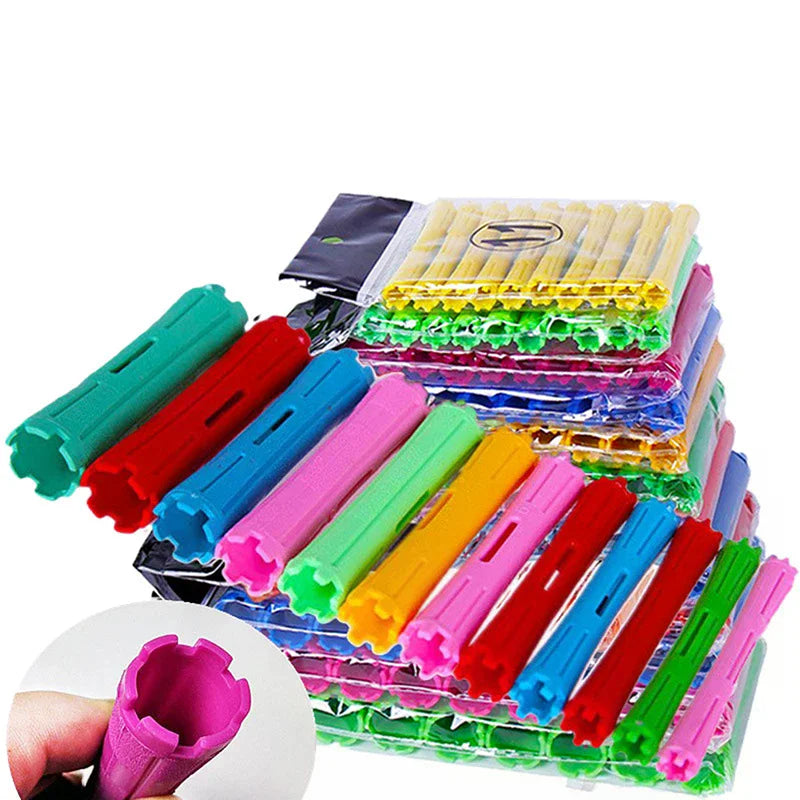 Heatless Hair Curler Rollers Set – 11 Sizes DIY Styling Heatless Hair Curlers QXL