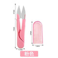 U-Shape Thread Cutter Scissors | Sewing & Embroidery Tool Thread Cutter Scissors QXL B333 -Pink