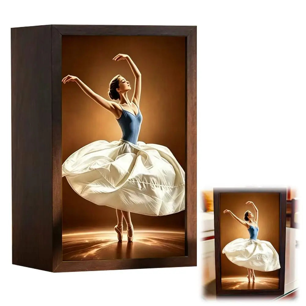 3D Ballerina Tissue Box | Dancing Girl Desktop Decor Decorative Tissue Box QXL B