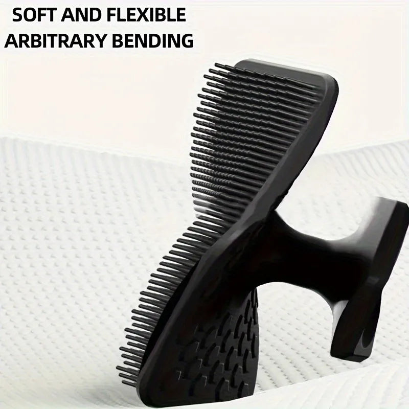 Silicone Facial Cleansing Brush | Exfoliation & Beard Tool Facial Cleansing Brush QXL