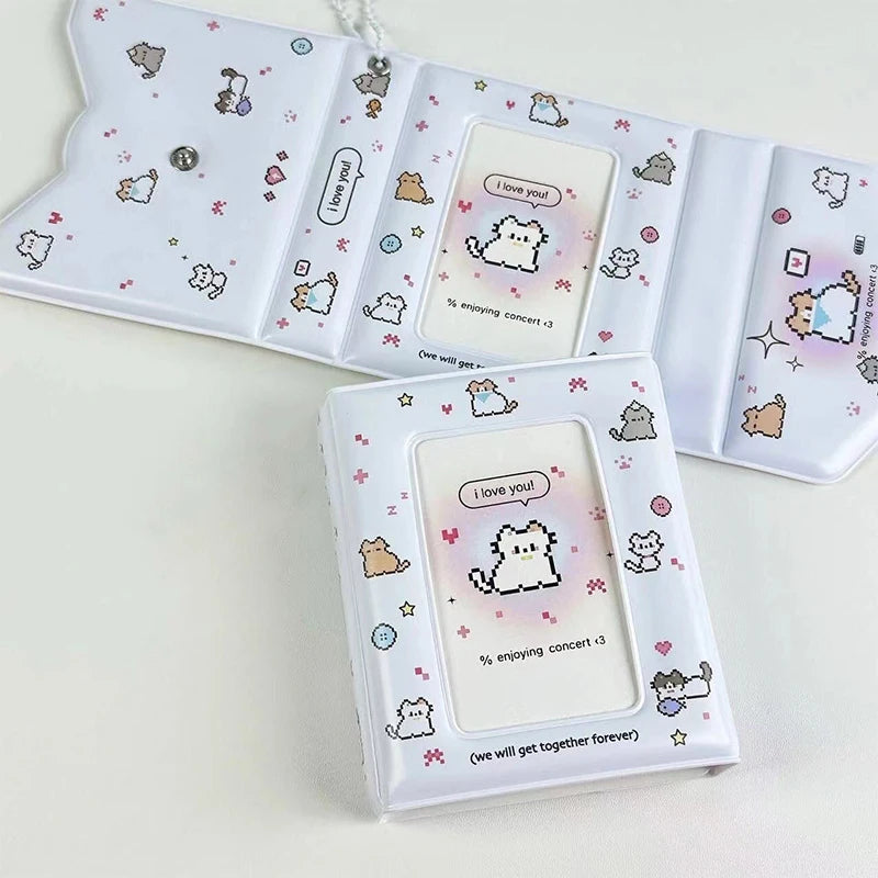 3-Inch 40-Slot Kpop Photocard Binder | Lomo Card Collector Album Photocard Collector Binder QXL