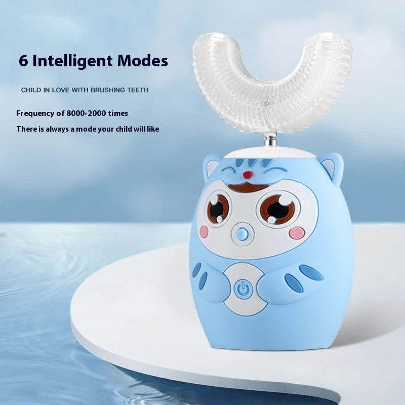 Kids U-Shaped Sonic Electric Toothbrush | Ages 2–6, Rechargeable Kids Electric Toothbrush QXL