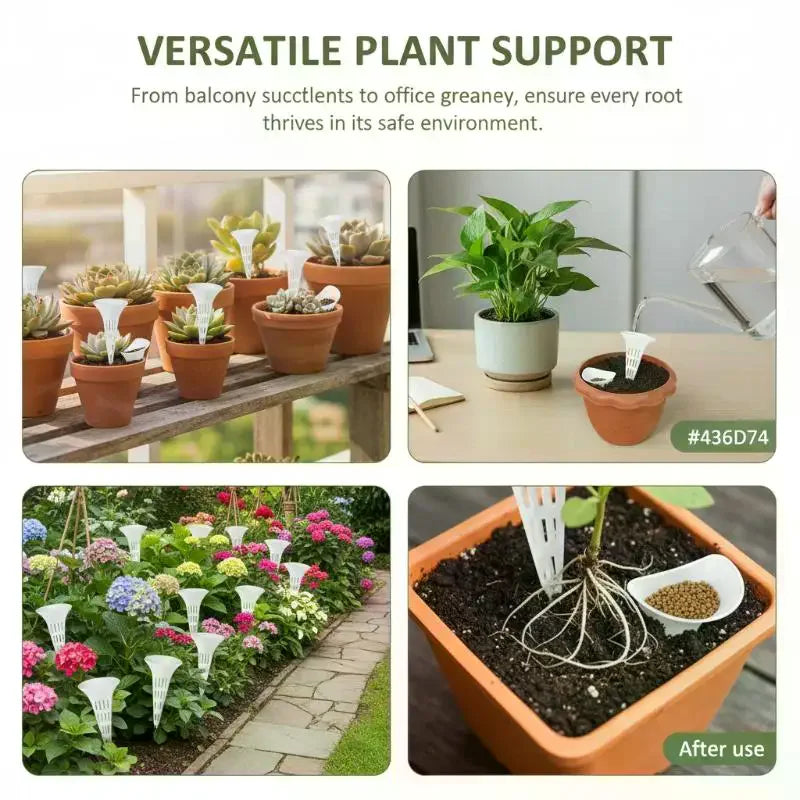 3-Pack Conical Plant Watering Device | Soil Aeration & Drainage Plant Watering Device QXL