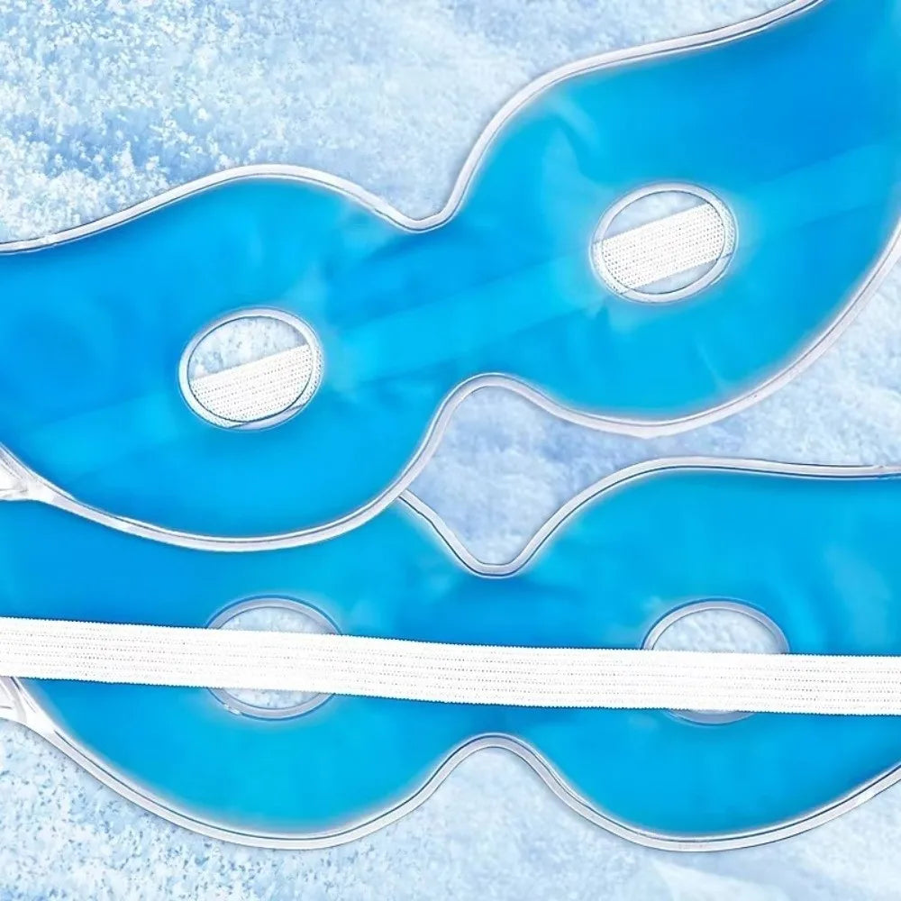 Cooling Gel Eye Mask | Hot & Cold Therapy, Reusable Eye Pad Gel Eye Mask QXL