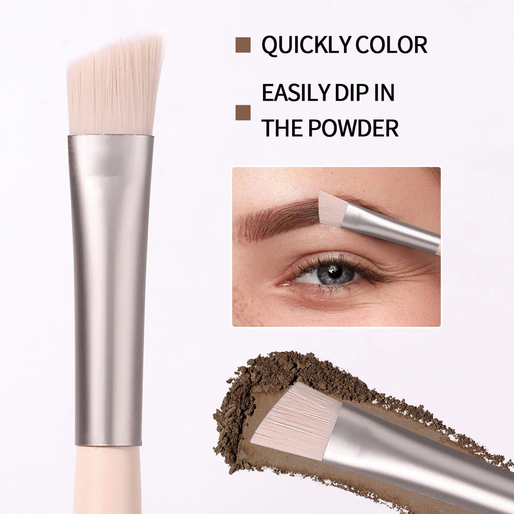 KOSSHOW 2-Pack Angled Eyebrow Brush Set – Define & Fill Brows Eyebrow Brush Set QXL