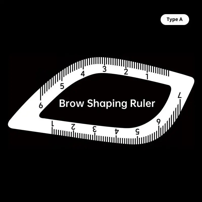 Brow Mapping Ruler – Eyebrow Shaping & Microblading Tool Eyebrow Mapping Ruler QXL A
