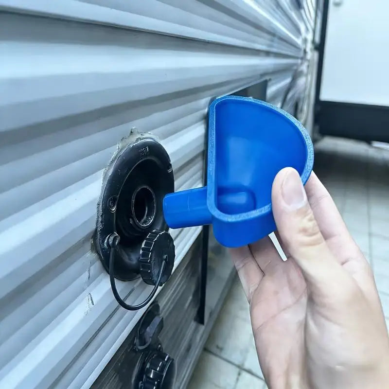 Universal RV Water Tank Filling Funnel | Camper Van Inlet RV Water Funnel QXL