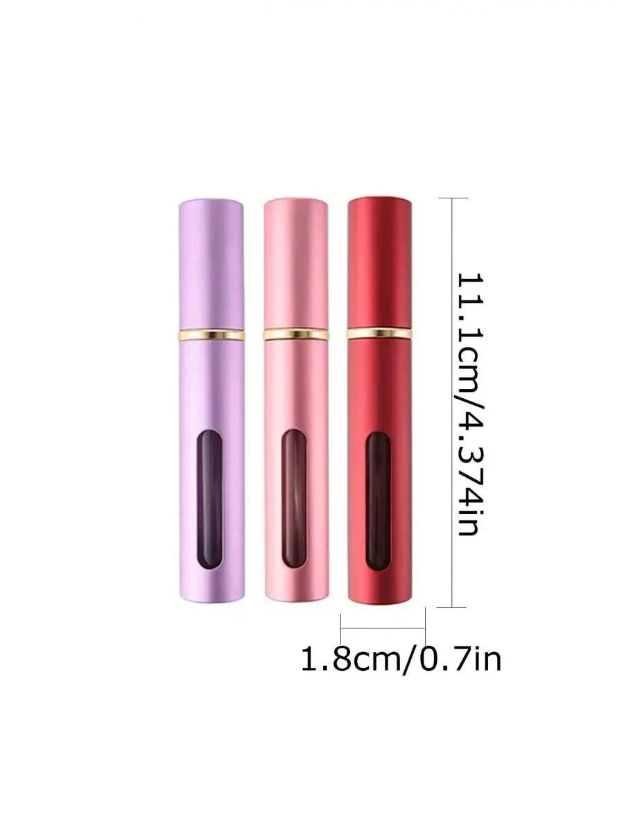 3-Pack 5ml Refillable Perfume Spray Bottles & Funnels Perfume Atomiser Set QXL