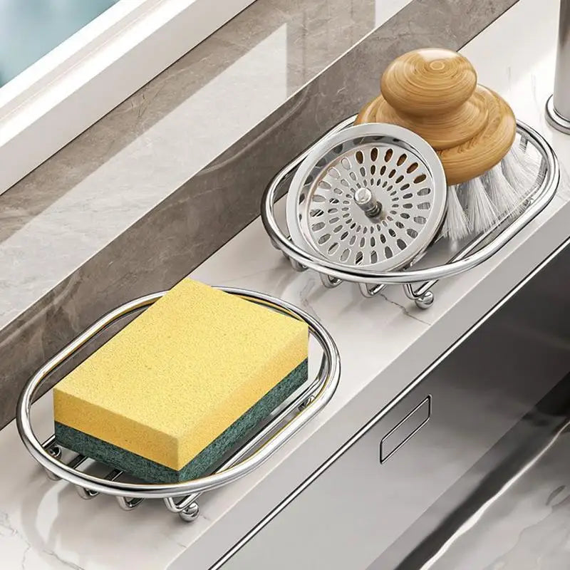 Stainless Steel Soap Dish Rack | Rustproof Drain Holder Soap Dish Rack QXL