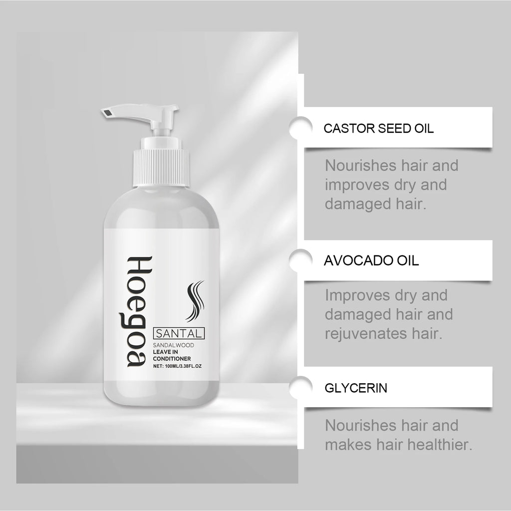 HOEGOA Leave-In Protein Cream Hair Mask – Repair & Nourish Leave-In Hair Treatment QXL
