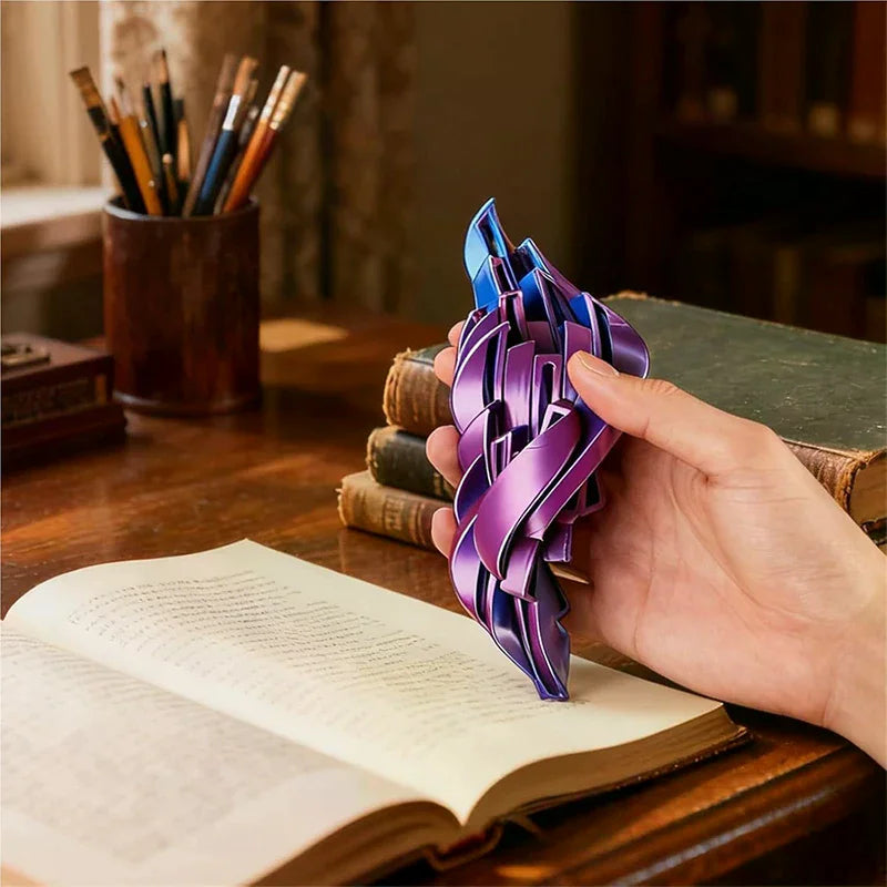 3D Printed Twistsphere Fidget Ball | Rotating Gear Flow Toy Fidget Toy QXL
