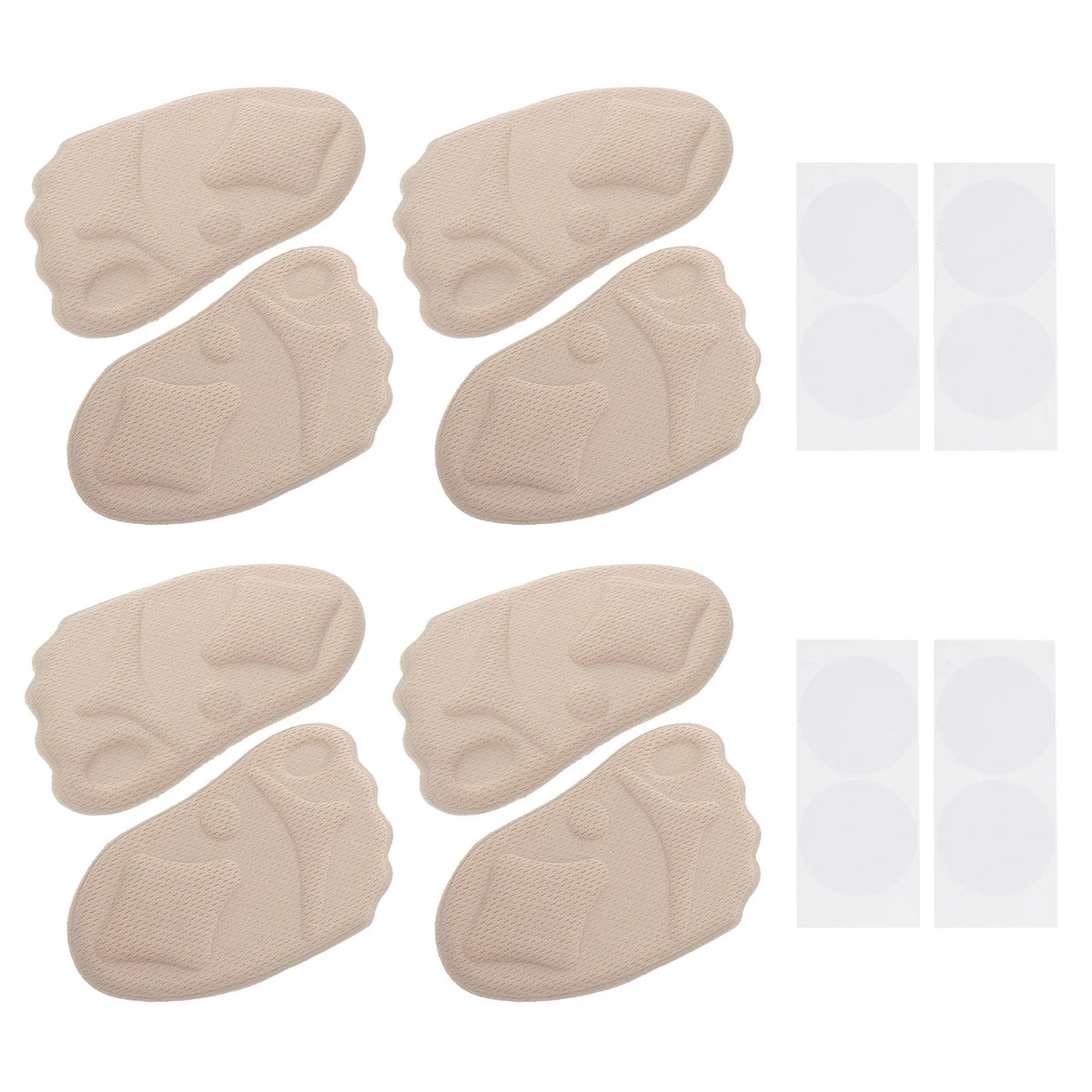 8-Pack Forefoot Cushion Pads | Half Shoe Insoles for High Heels Forefoot Shoe Insoles QXL