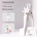 Anti-Splash French Nail Clipper | False Nail Shaping Tool Nail Clipper QXL WHITE