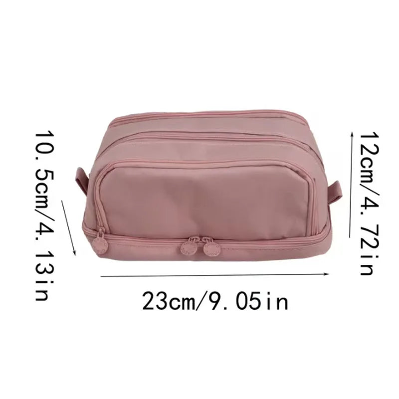 Oxford Makeup Brush Organizer Bag | Multi-Pocket Pouch Makeup Brush Bag QXL
