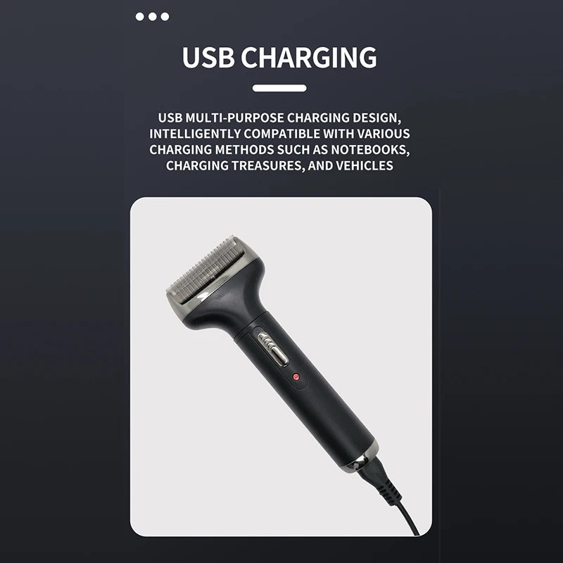 4-in-1 Electric Shaver & Nose Trimmer for Men | Rechargeable Electric Shaver Trimmer QXL