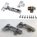 Soft-Close Cabinet Hinge | Full Coverage Straight Arm Damper Cabinet Door Hinge QXL 2pcs
