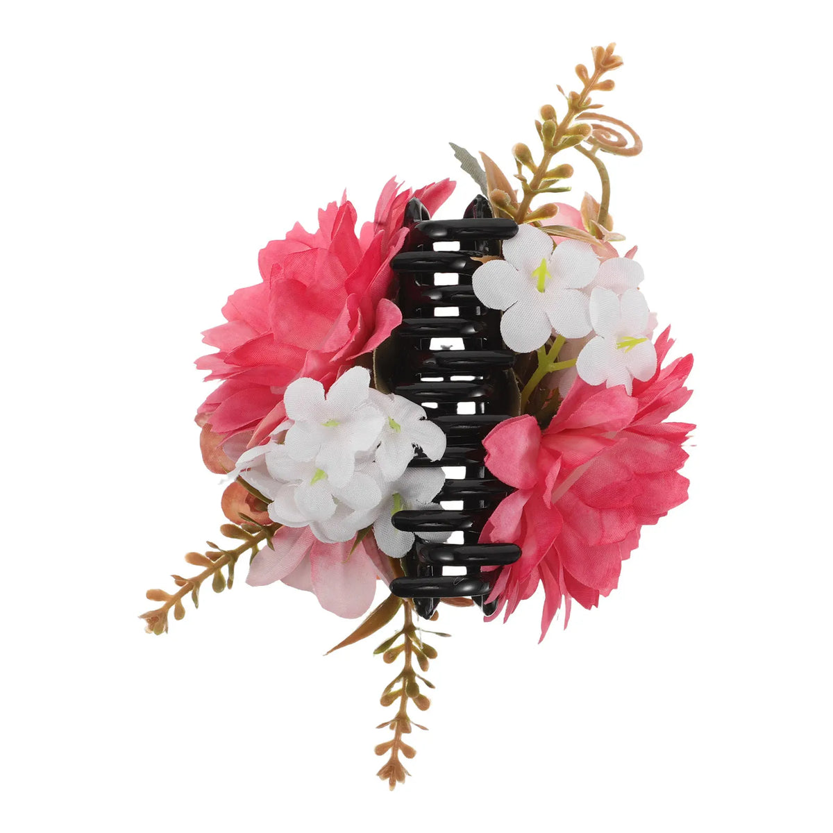 3D Flower Rose Hair Claw Clip | Floral Barrette for Women Floral Hair Claw Clip QXL