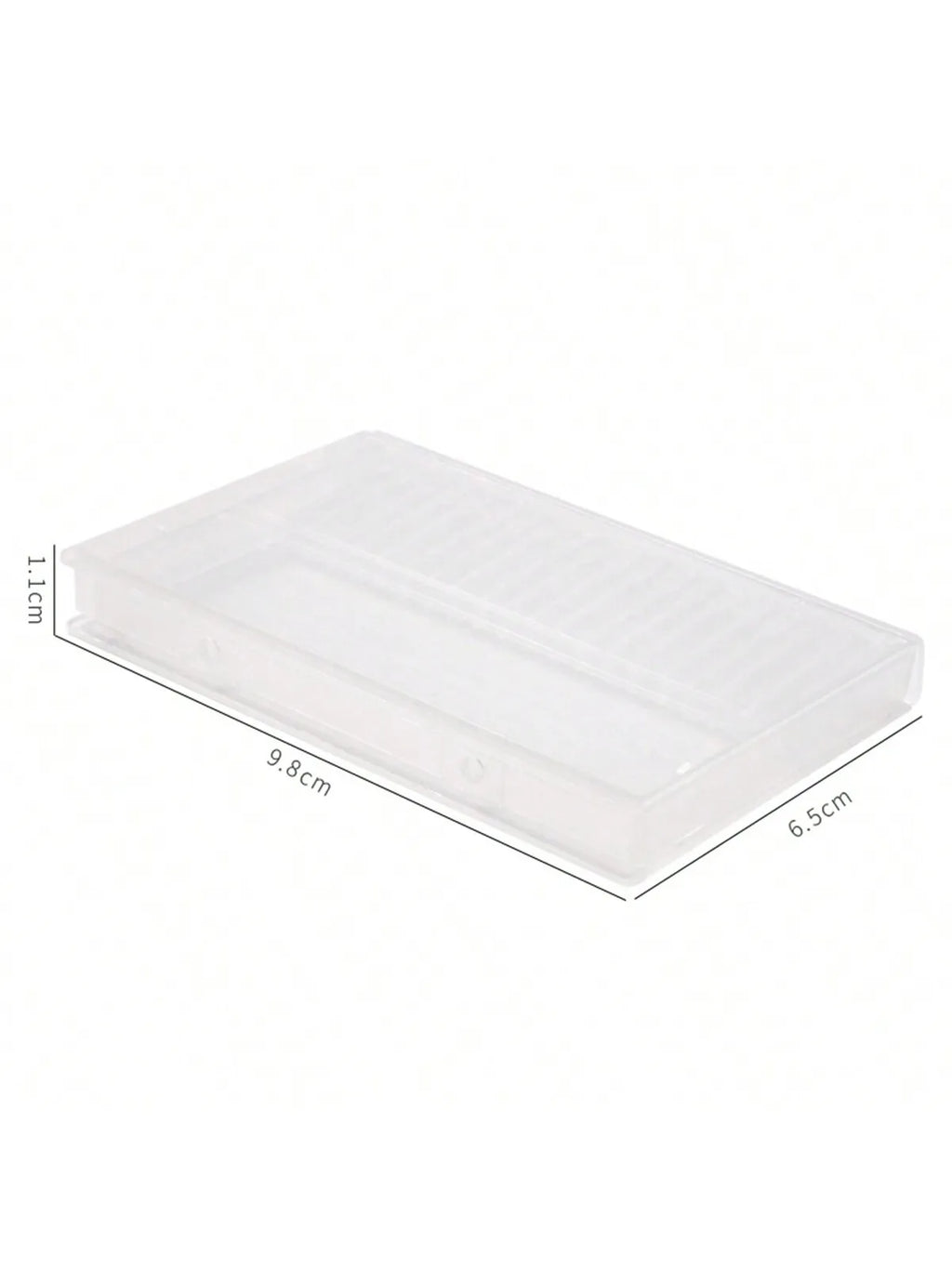 20-Hole Nail Drill Bit Holder Organizer Stand – Transparent Nail Bit Organizer QXL Transparent