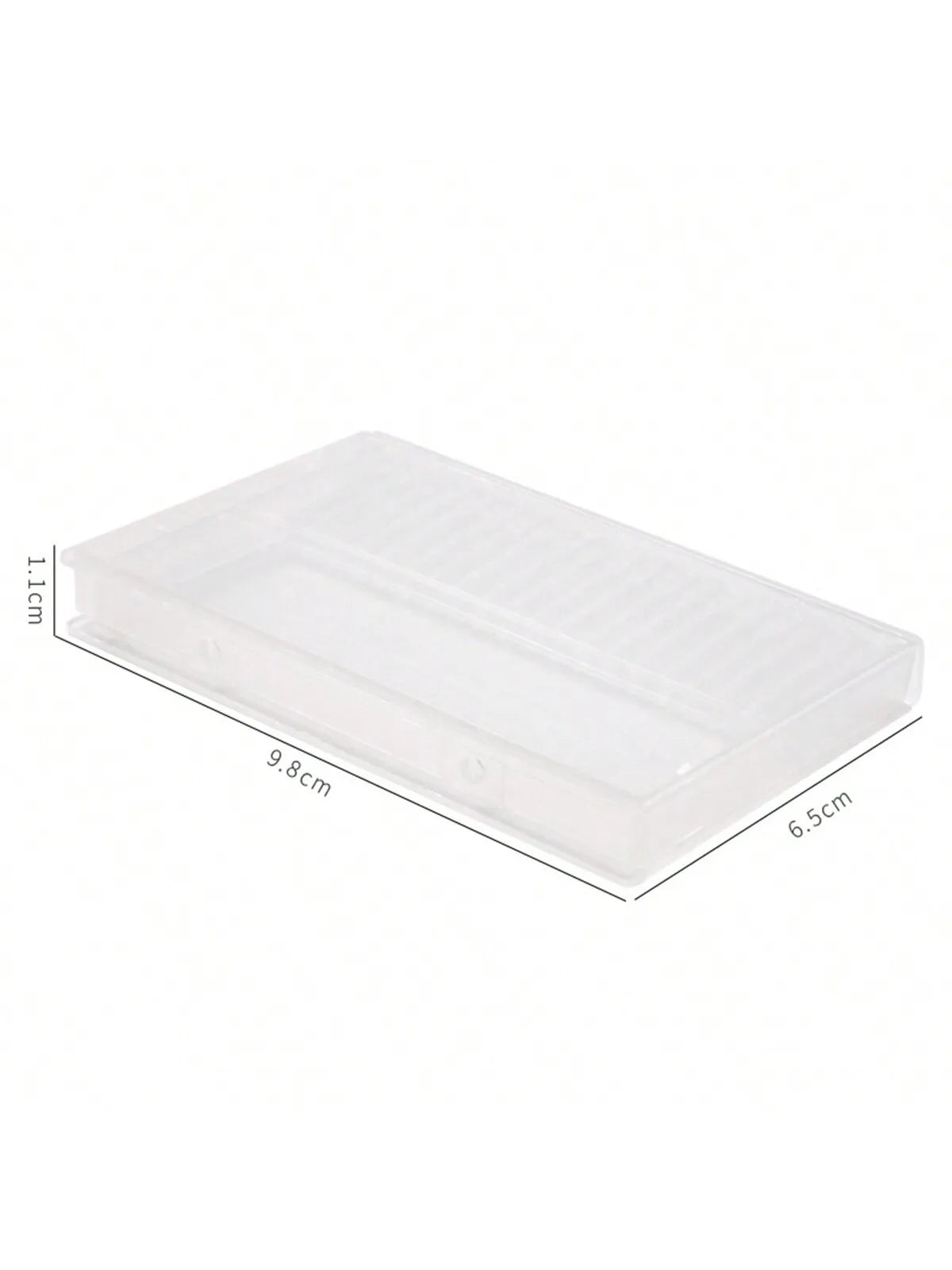 20-Hole Nail Drill Bit Holder Organizer Stand – Transparent Nail Bit Organizer QXL Transparent