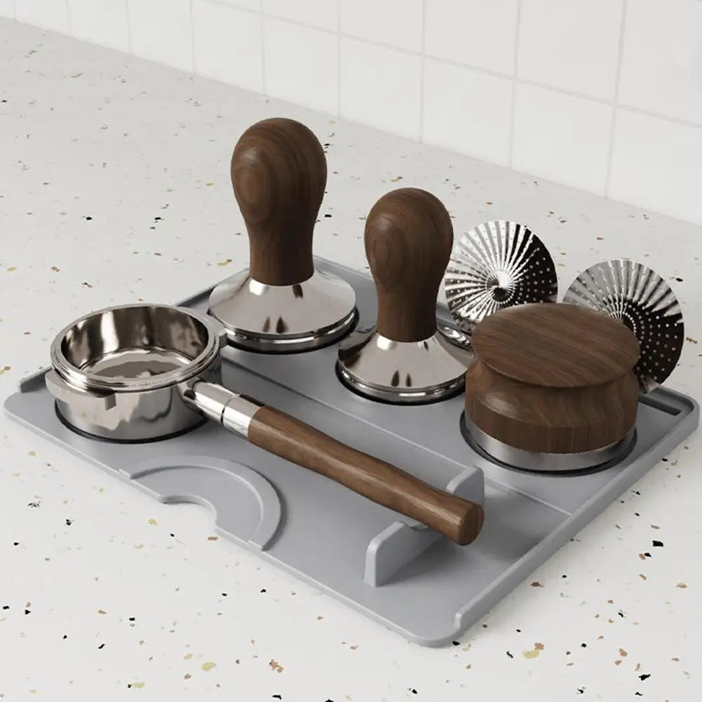 Silicone Espresso Tamping Mat | Non-Slip Barista Tamp Pad Espresso Tamping Mat QXL
