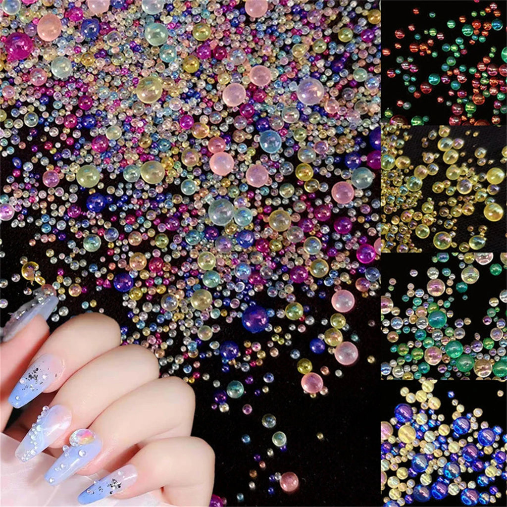 Mixed Aurora 3D Kawaii Nail Art Charms, Beads & Rhinestones Nail Art Charms QXL