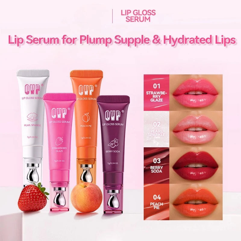Fruit-Flavored Hydrating Lip Serum | Non-Transfer Moisturizer Lip Serum QXL