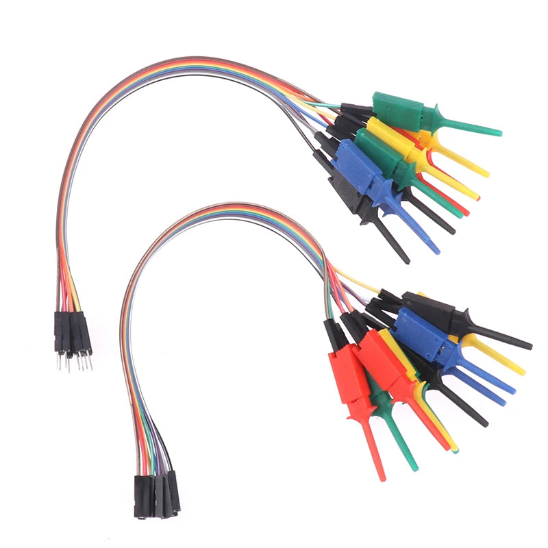 20cm Logic Analyzer Test Hook Clip Probe Cable Kit | IC Chips Logic Analyzer Probe QXL