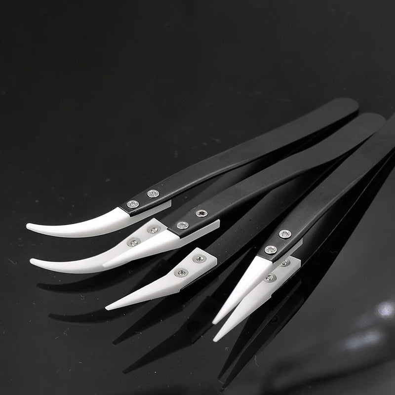 Anti-Static Ceramic Precision Tweezers | ESD Safe Repair Tool Precision Tweezers QXL