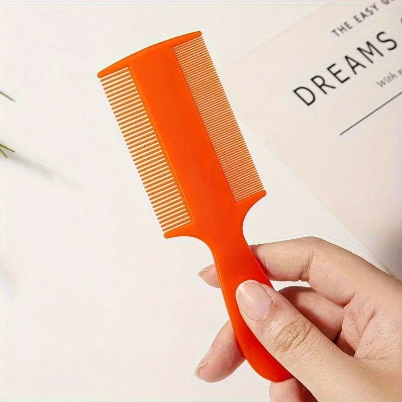 Double-Sided Scalp Massager Comb | Fine Teeth ABS Plastic Scalp Massager Comb QXL