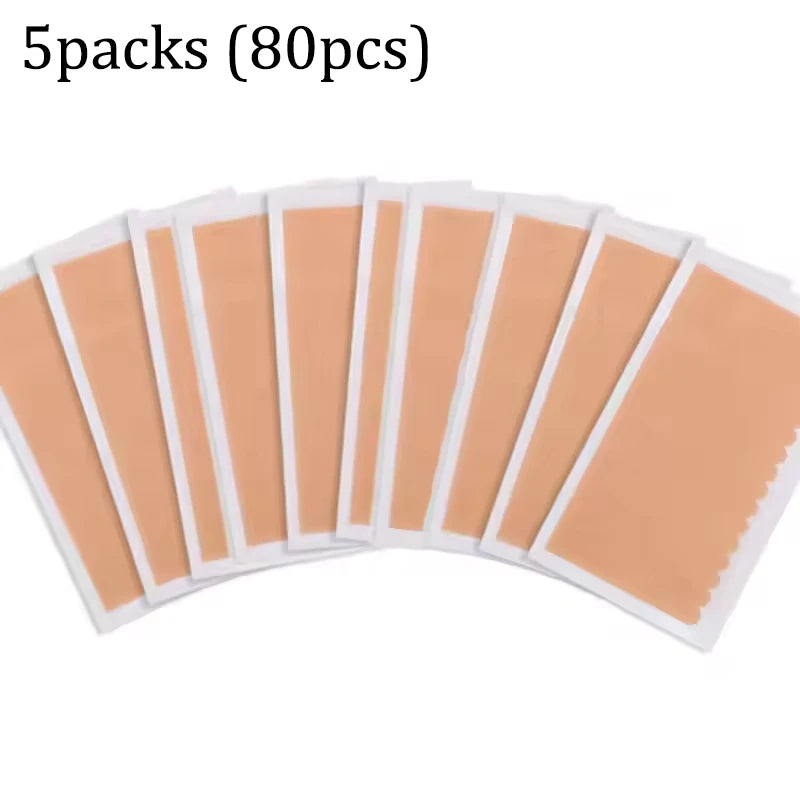 Eyelash Extension Under Eye Pads & Eyelid Tape 16 Pc Set Lash Extension Tape QXL 5packs (80pcs)