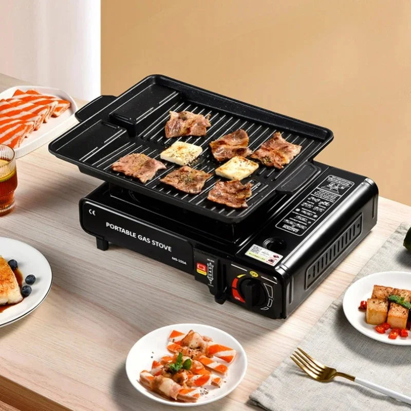 Portable Card-Type Stove | Outdoor BBQ & Hot Pot Camping Portable Camping Stove QXL