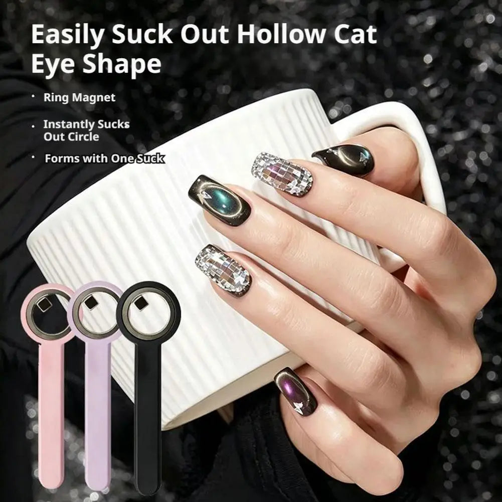 3D Ring Cat Eye Magnet Tool for UV LED Gel Nail Art Nail Art Magnet Tool QXL