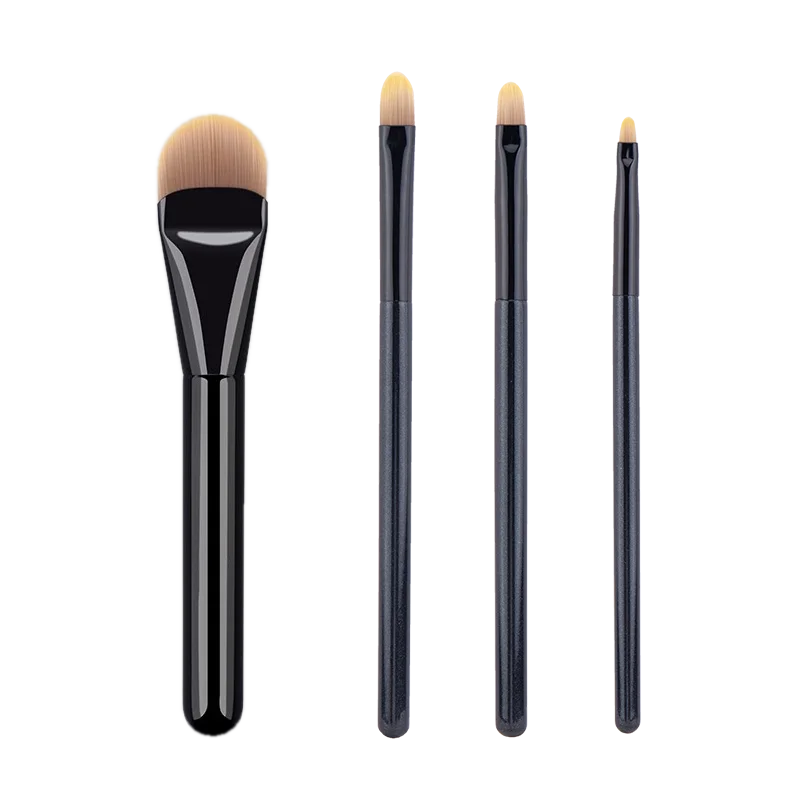 Ultra Thin Flat Round Tongue Foundation & Concealer Brush Foundation Makeup Brush QXL