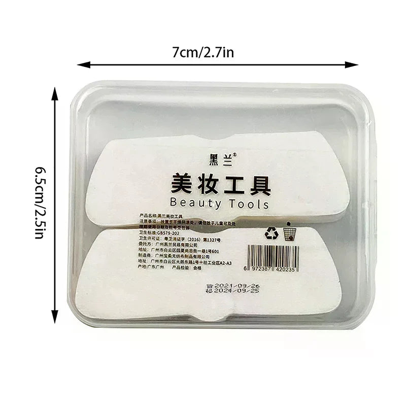 200-Pack Disposable Nose Cotton Pads | DIY Nasal Mask Strips Nose Mask Pads QXL