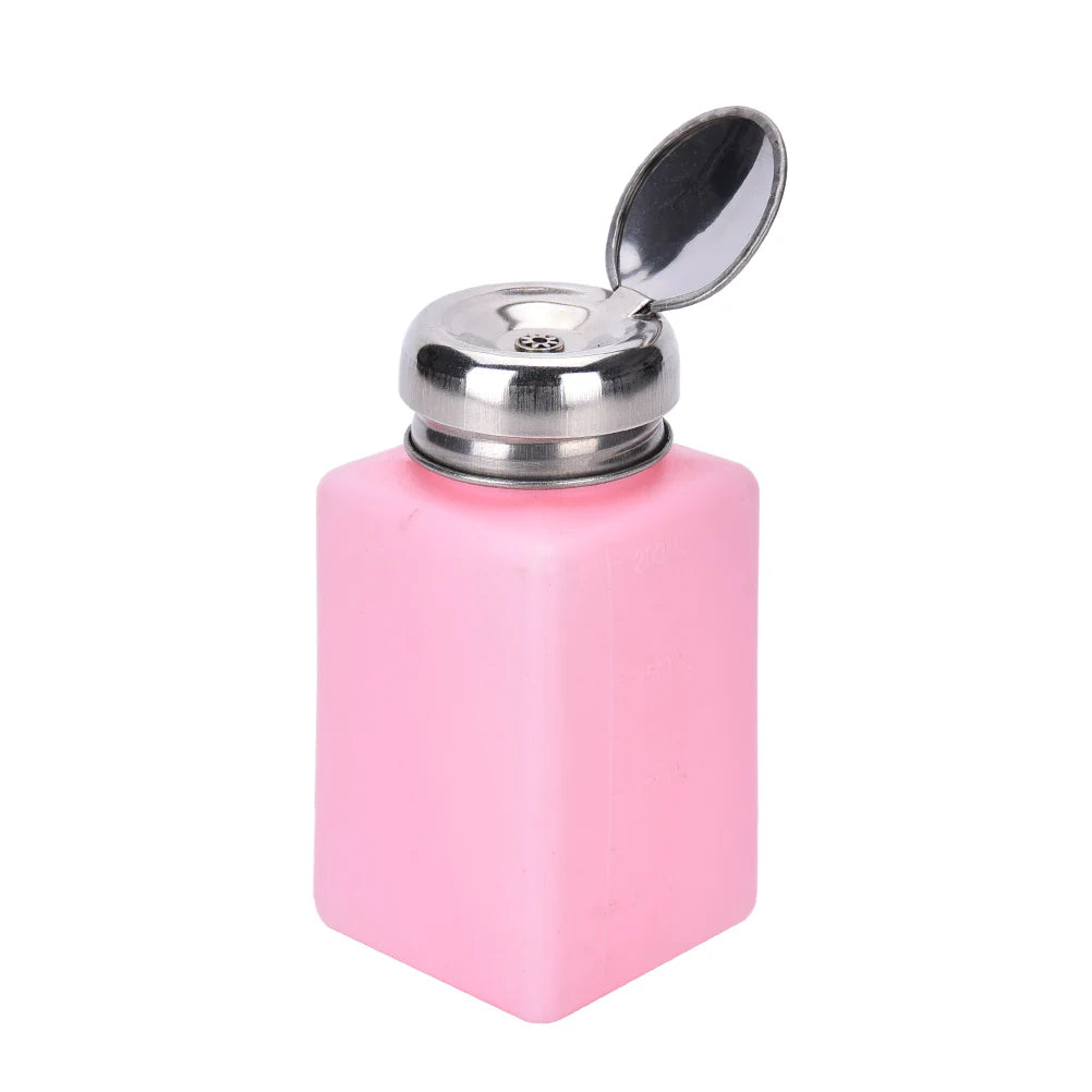 200mL Pump Dispenser Bottle – Nail Polish Remover & Cleaner Pump Dispenser Bottle QXL ... ...