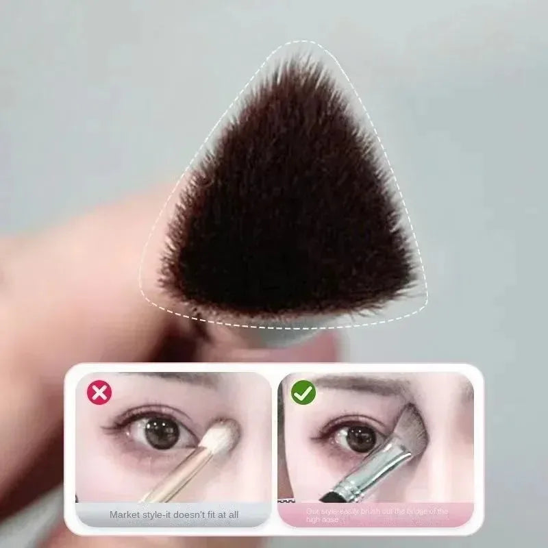Triangular Highlight & Concealer Makeup Brush Set | 1–3 Pcs Makeup Brush Set QXL