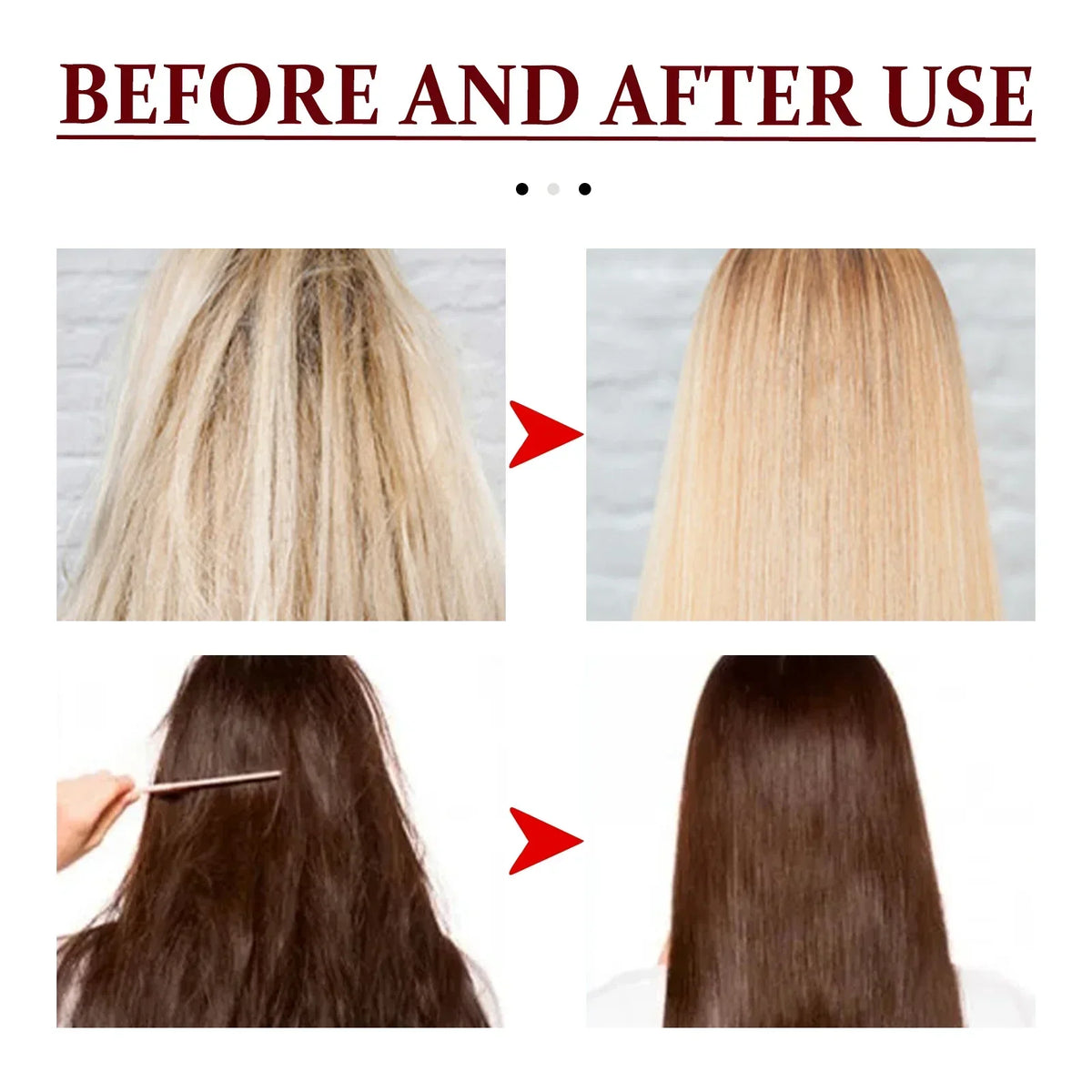 Eelhoe Leave-In Hair Conditioner Essence | Frizz & Dry Hair Leave-In Hair Treatment QXL