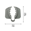 Finger Guard for Mandoline Slicer & Grater | Non-Slip Safety Kitchen Safety Tool QXL Gray