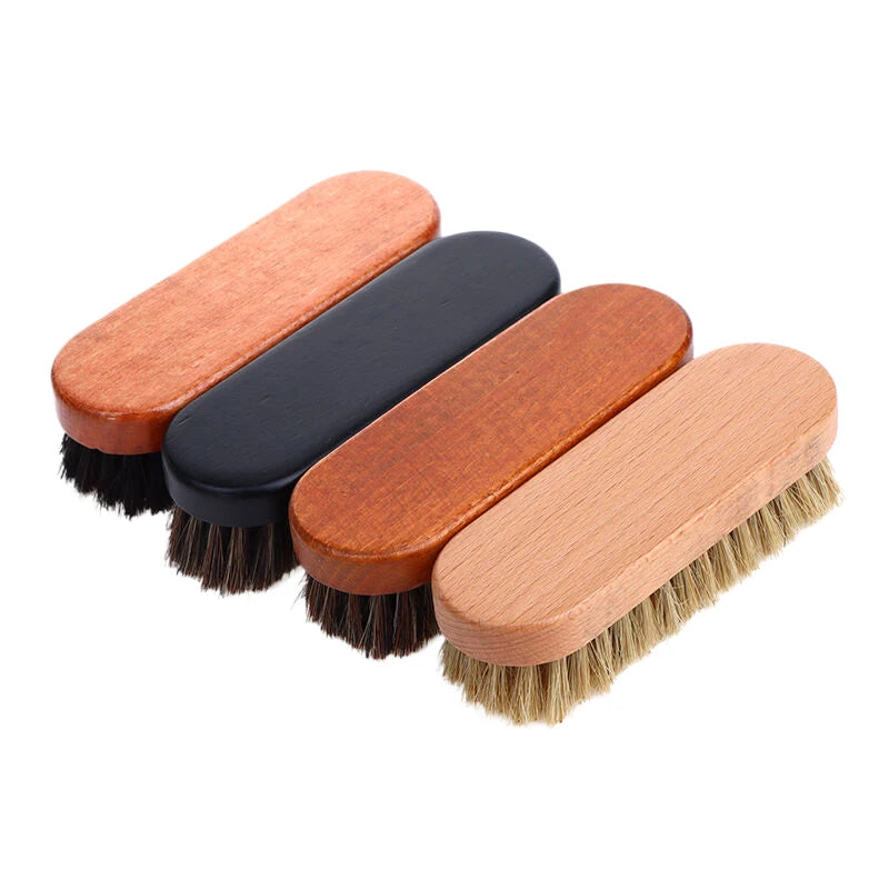 Horse Hair Cleaning Brush | Dashboard, Leather & Shoe Care Detailing Cleaning Brush QXL