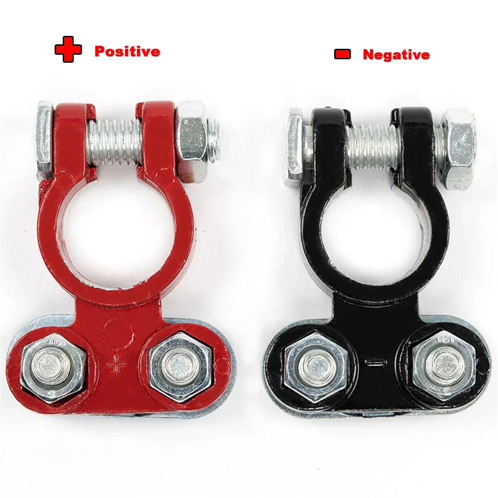 Heavy-Duty Battery Terminal Clamps 12V 24V | Car Boat Truck Battery Terminal Clamp QXL