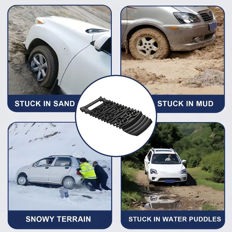 Anti-Slip Wheel Traction Plate | Snow Mud Sand Recovery Vehicle Traction Plate QXL