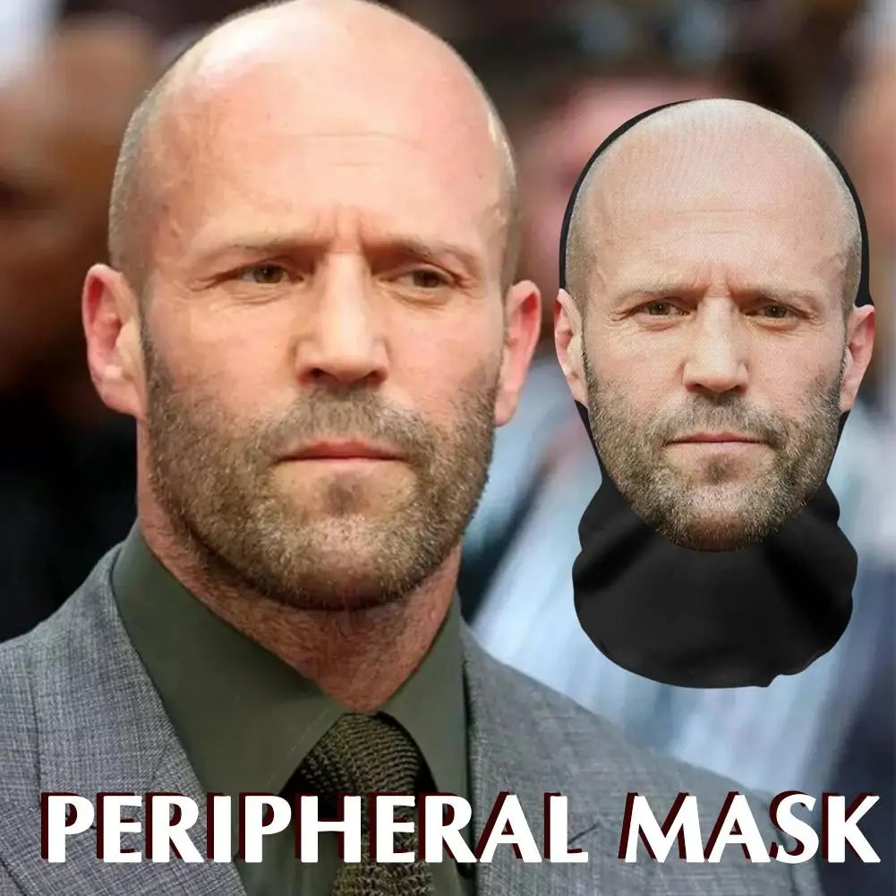 3D Printed Novelty Head Cover Mask | Cosplay & Party Prop Costume Mask QXL