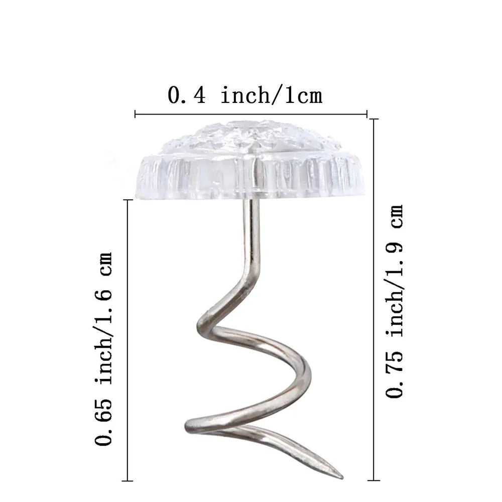 Stainless Steel Twist Pins for Bed Skirts & Slipcovers | 50–100pk Upholstery Twist Pins QXL