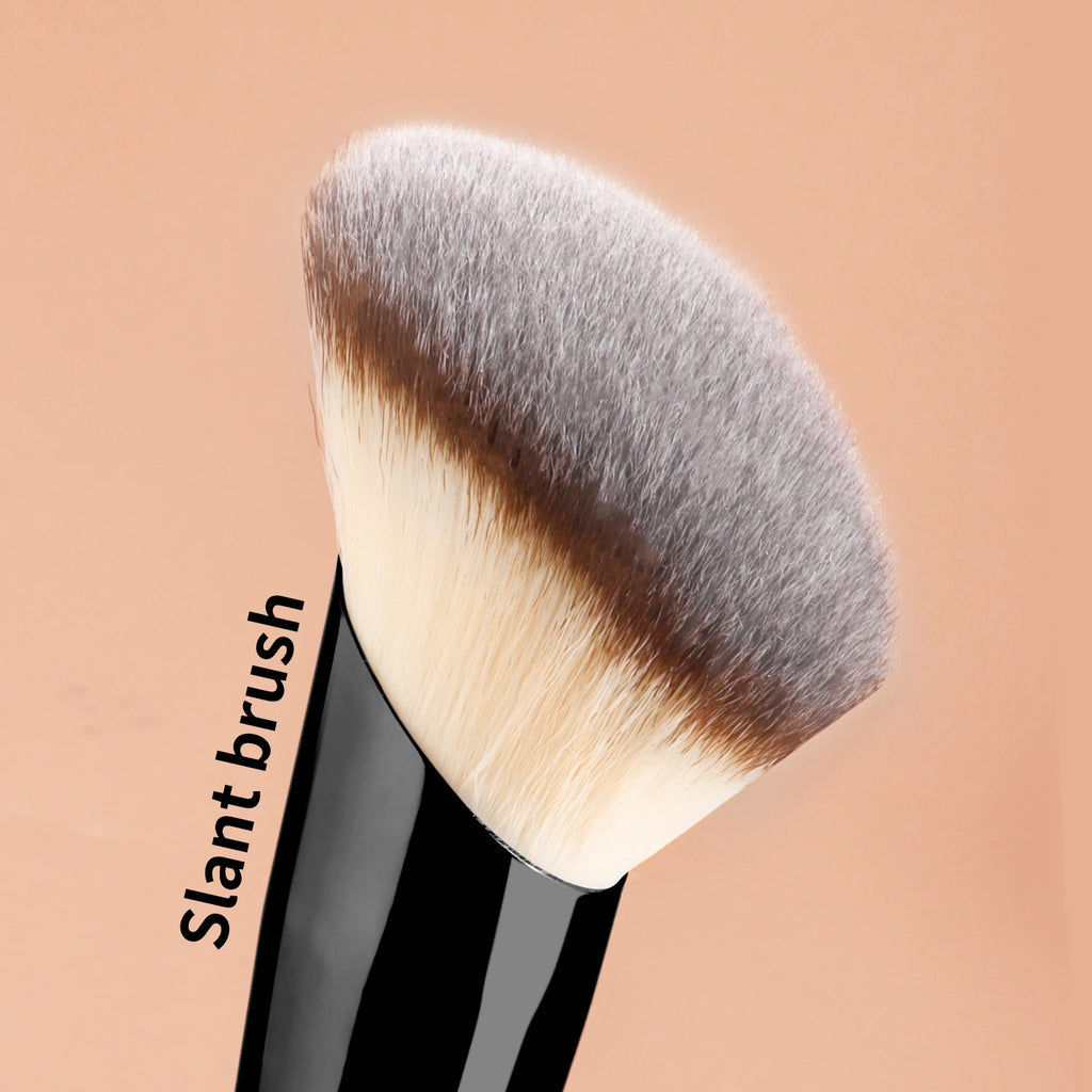 Ronshadow Angled Foundation Contour Brush | Soft Synthetic Makeup Contour Brush QXL