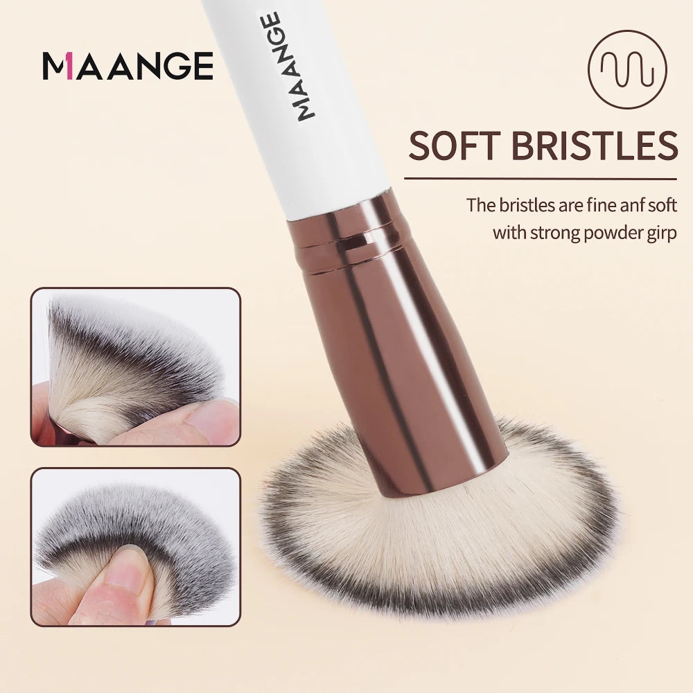 MAANGE Soft Synthetic Foundation Brush – Blush & Contour Makeup Brush QXL